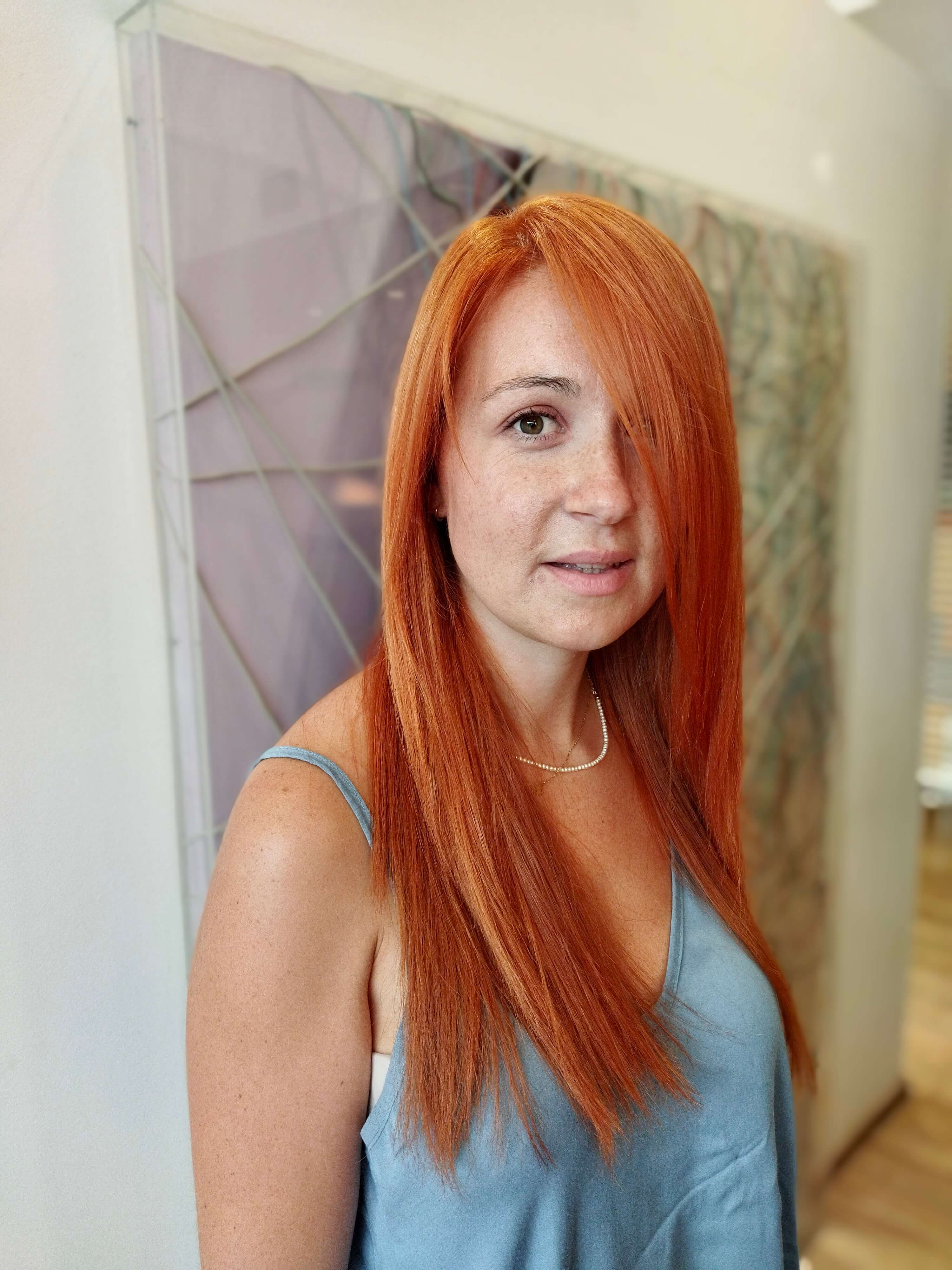 ginger hair color xalkino xroma malliwn makri isio malli color experts kommotirio hair salon
