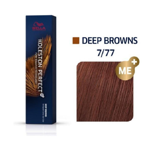Wella Koleston Perfect Me+ Deep Browns 7/77 60ml
