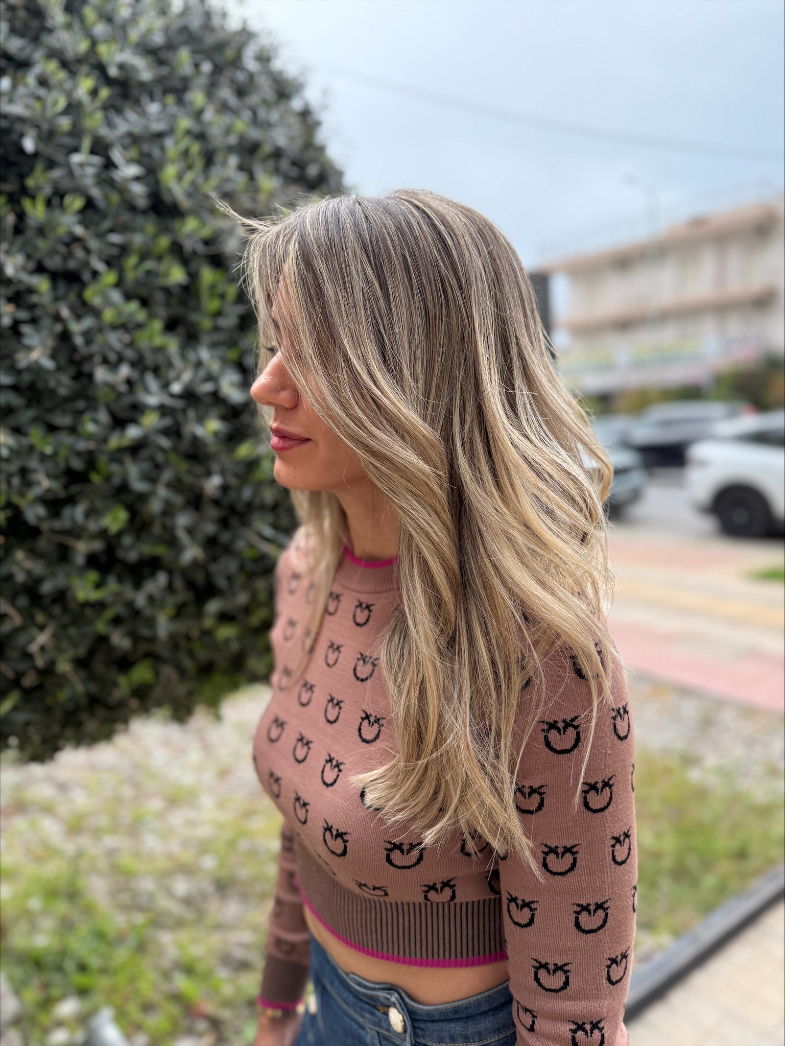 balayage antavgies xantha mallia blonde hair makri malli long hair kommotirio hair salon argyroupoli 