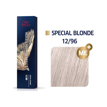 Wella Koleston Perfect Me+ Special Blonde 12/96 Πολύ Ανοιχτό Φωτεινό Ξανθό Ιριζέ Βιολέ 60ml