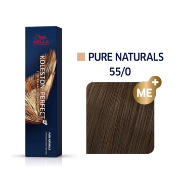 Wella Koleston Perfect Me+ Pure Naturals 55/0 Έντονο Καστανό Ανοιχτό Φυσικό 60ml